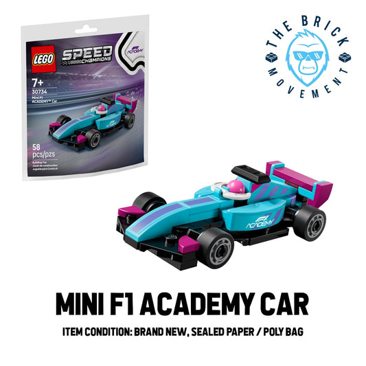 LEGO SPEED CHAMPIONS Mini F1 ACADEMY Car Polybag / Paper Bag