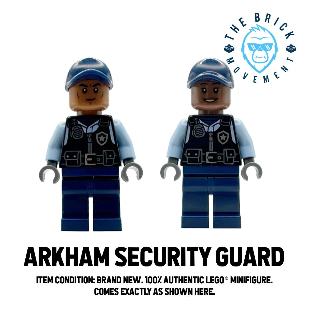 LEGO DC Arkham Asylum Security Guard Minifigure