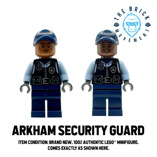 LEGO DC Arkham Asylum Security Guard Minifigure