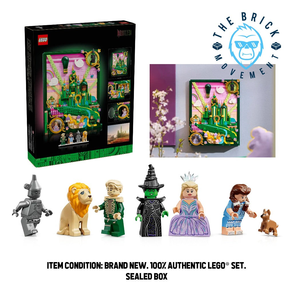 LEGO WICKED 75685 Emerald City Wall Art Set