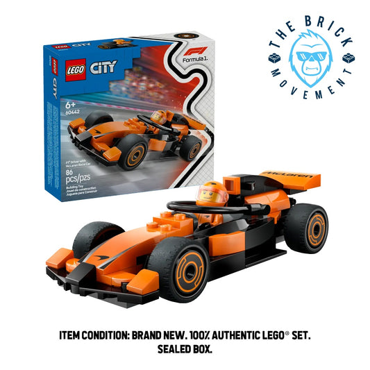 LEGO CITY 60442 F1 Driver with McLaren Race Car Set