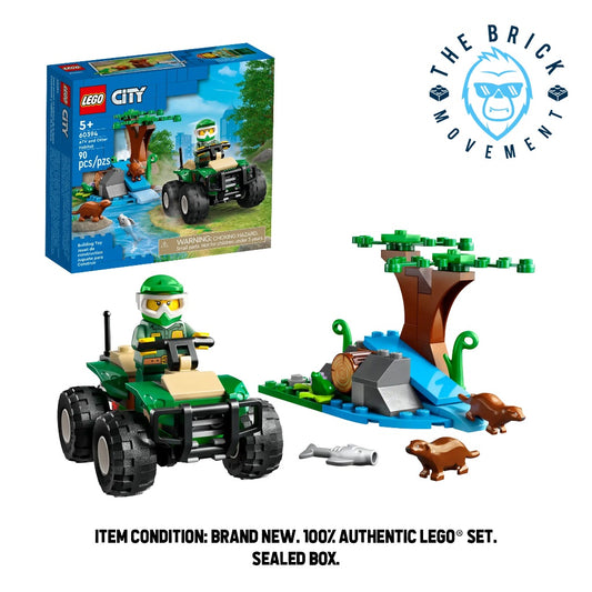LEGO CITY 60394 ATV and Otter Habitat Set