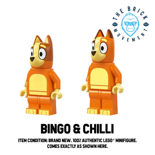 LEGO BLUEY Bingo & Chilli Minifigure