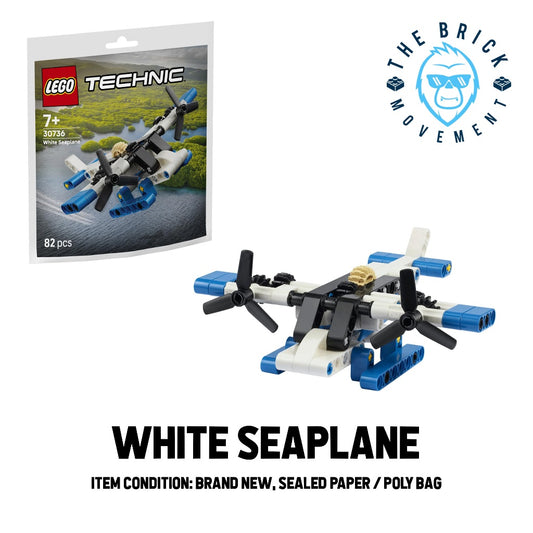 LEGO TECHNIC White Seaplane Polybag / Paper Bag