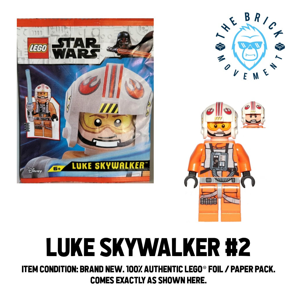 LEGO STAR WARS Luke Skywalker Foil / Paper Pack #2