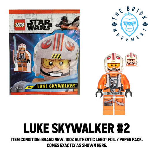 LEGO STAR WARS Luke Skywalker Foil / Paper Pack #2