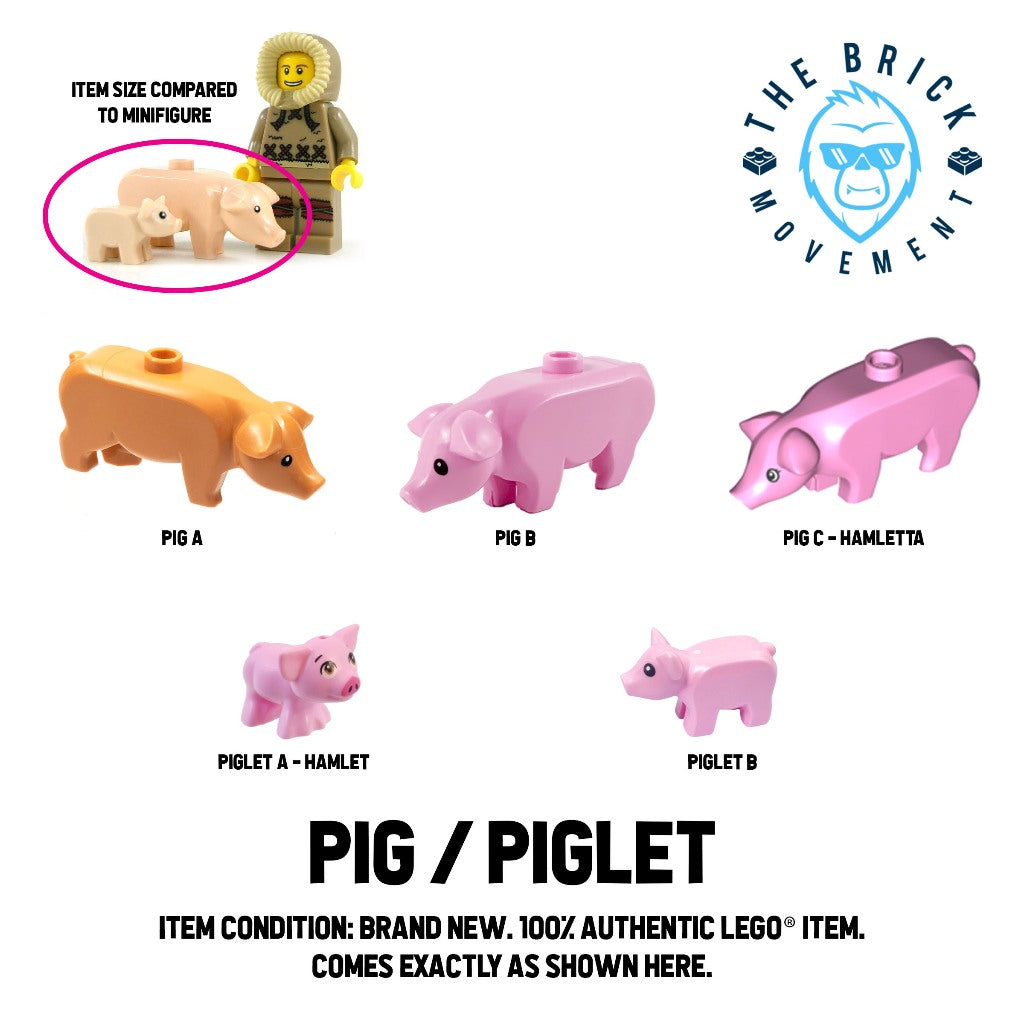 LEGO ACCESSORIES - ANIMAL - Pig / Piglet