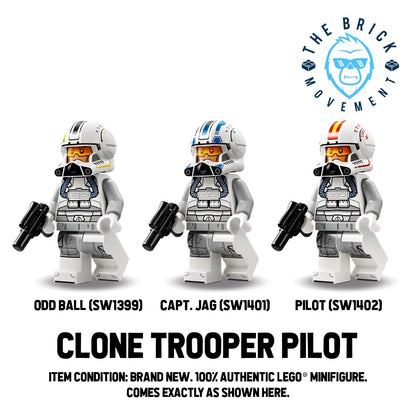 LEGO STAR WARS Clone Trooper Pilot Minifigure