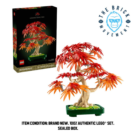 LEGO BOTANICALS 10348 Japanese Red Maple Bonsai Tree Set