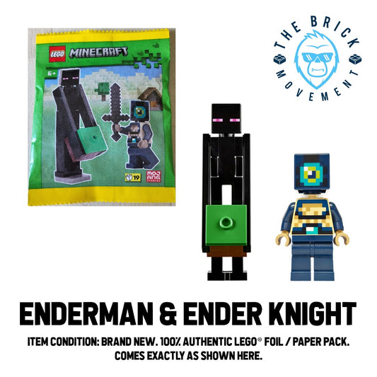 LEGO MINECRAFT Enderman & Ender Knight Foil / Paper Pack