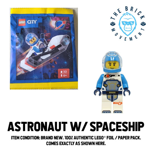 LEGO CITY Astronaut w/ Spaceship Foil / Paper Pack