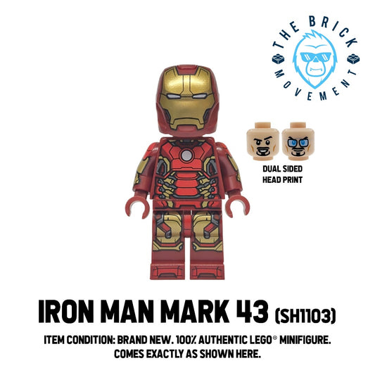 LEGO MARVEL Iron Man Mark 43 Minifigure