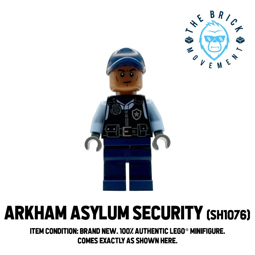 LEGO DC Arkham Asylum Security Guard Minifigure