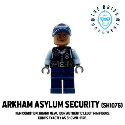 LEGO DC Arkham Asylum Security Guard Minifigure