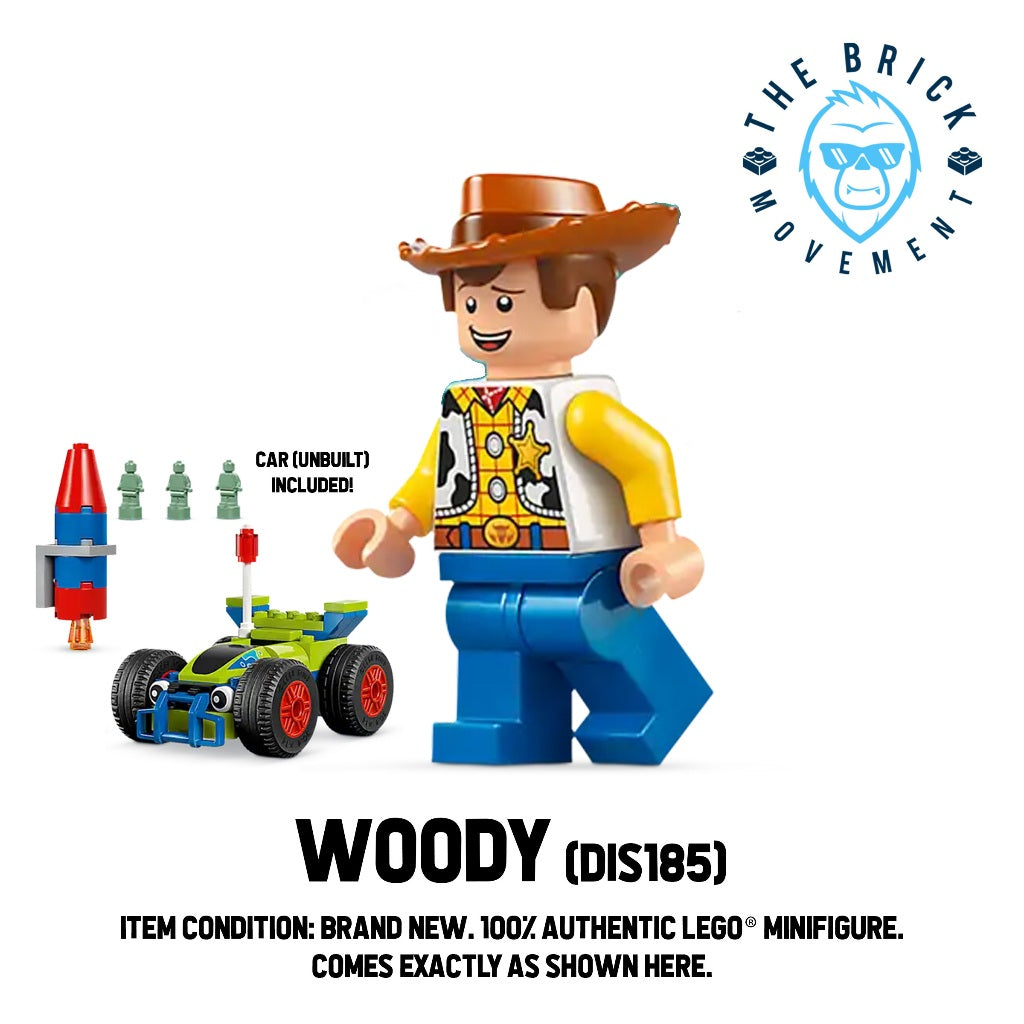 LEGO DISNEY PIXAR Woody Minifigure (w/ rc car)