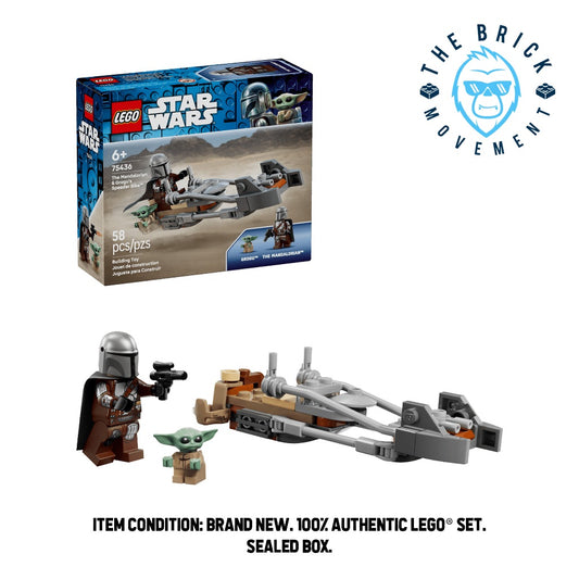 LEGO STAR WARS 75436 The Mandalorian & Grogu's Speeder Bike Set