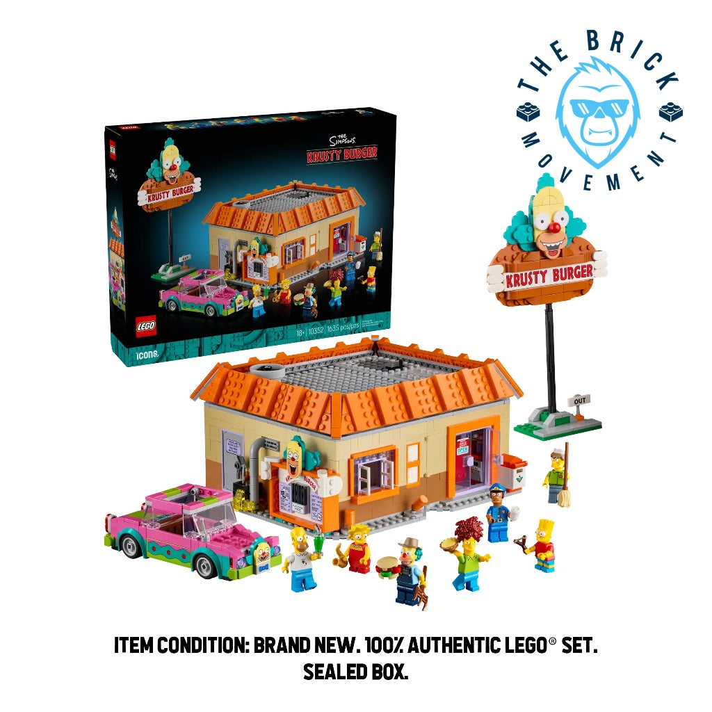 LEGO THE SIMPSONS 10352 Krusty Burger Set