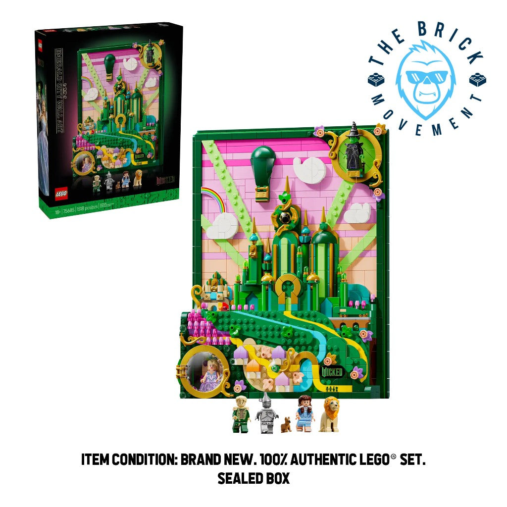 LEGO WICKED 75685 Emerald City Wall Art Set