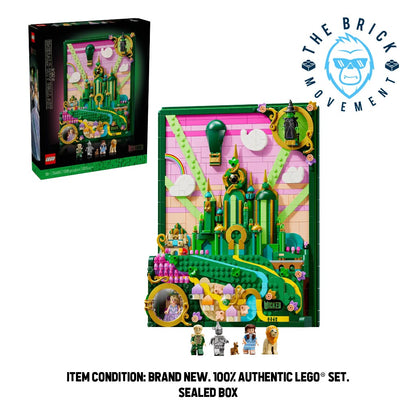 LEGO WICKED 75685 Emerald City Wall Art Set