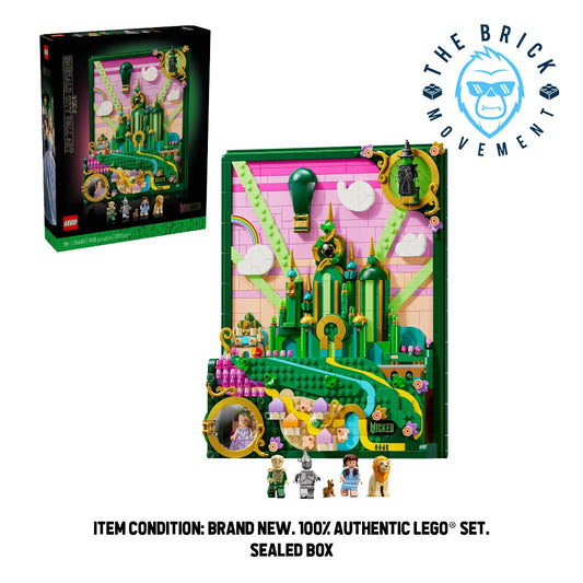 LEGO WICKED 75685 Emerald City Wall Art Set
