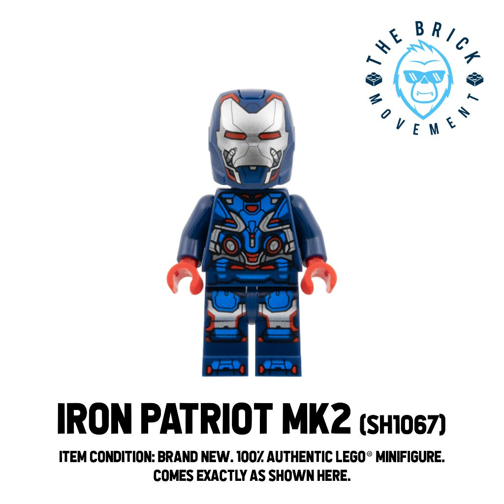 LEGO MARVEL Iron Patriot Mark 2 Minifigure