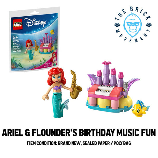 LEGO DISNEY Ariel & Flounder’s Birthday Music Fun Polybag / Paper Bag