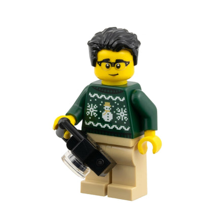 LEGO  CITY Woman / Man (Christmas Sweater) Minifigure