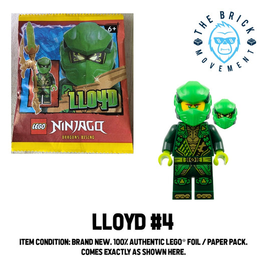 LEGO NINJAGO Lloyd Foil / Paper Pack #4