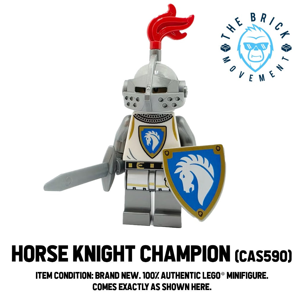 LEGO CASTLE Horse Knight Champion Minifigure
