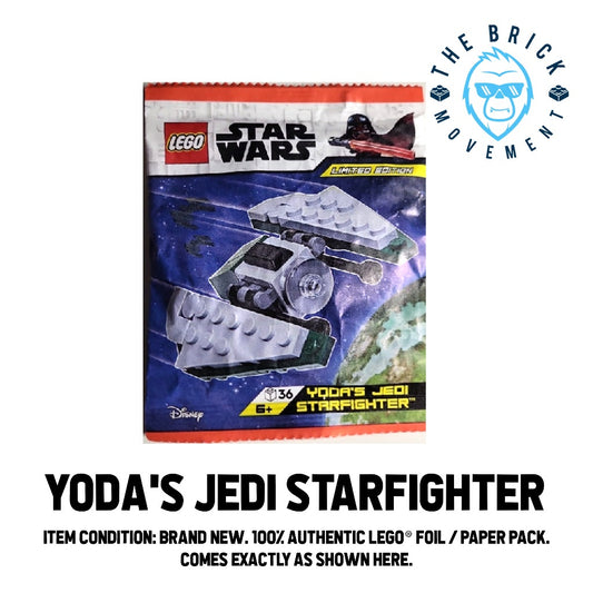LEGO STAR WARS Yoda's Jedi Starfighter Foil / Paper Pack