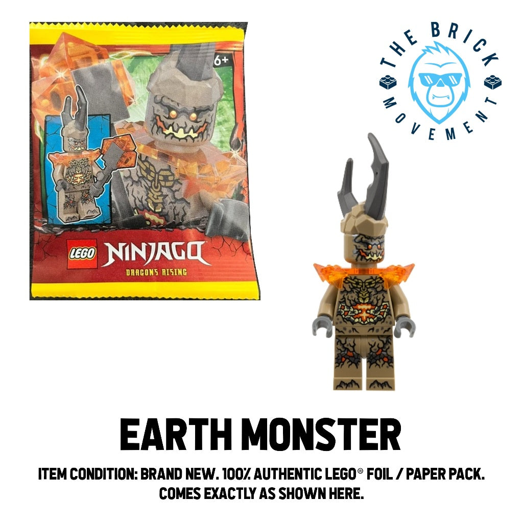 LEGO NINJAGO Earth Monster Foil / Paper Pack