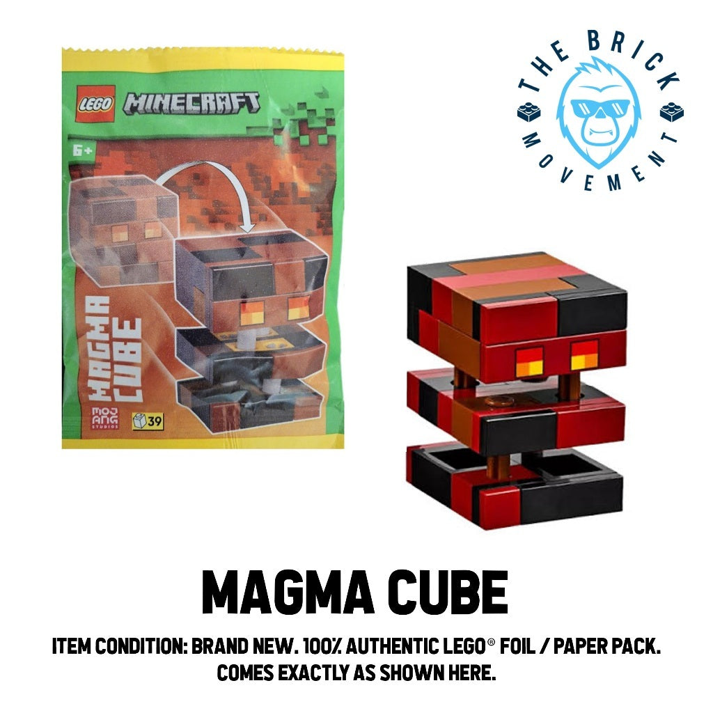 LEGO MINECRAFT Magma Cube Foil / Paper Pack