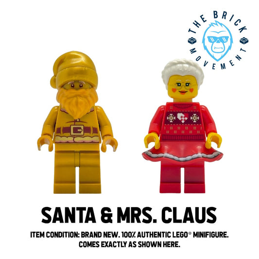 LEGO BAM Santa Claus & Mrs. Claus Minifigure