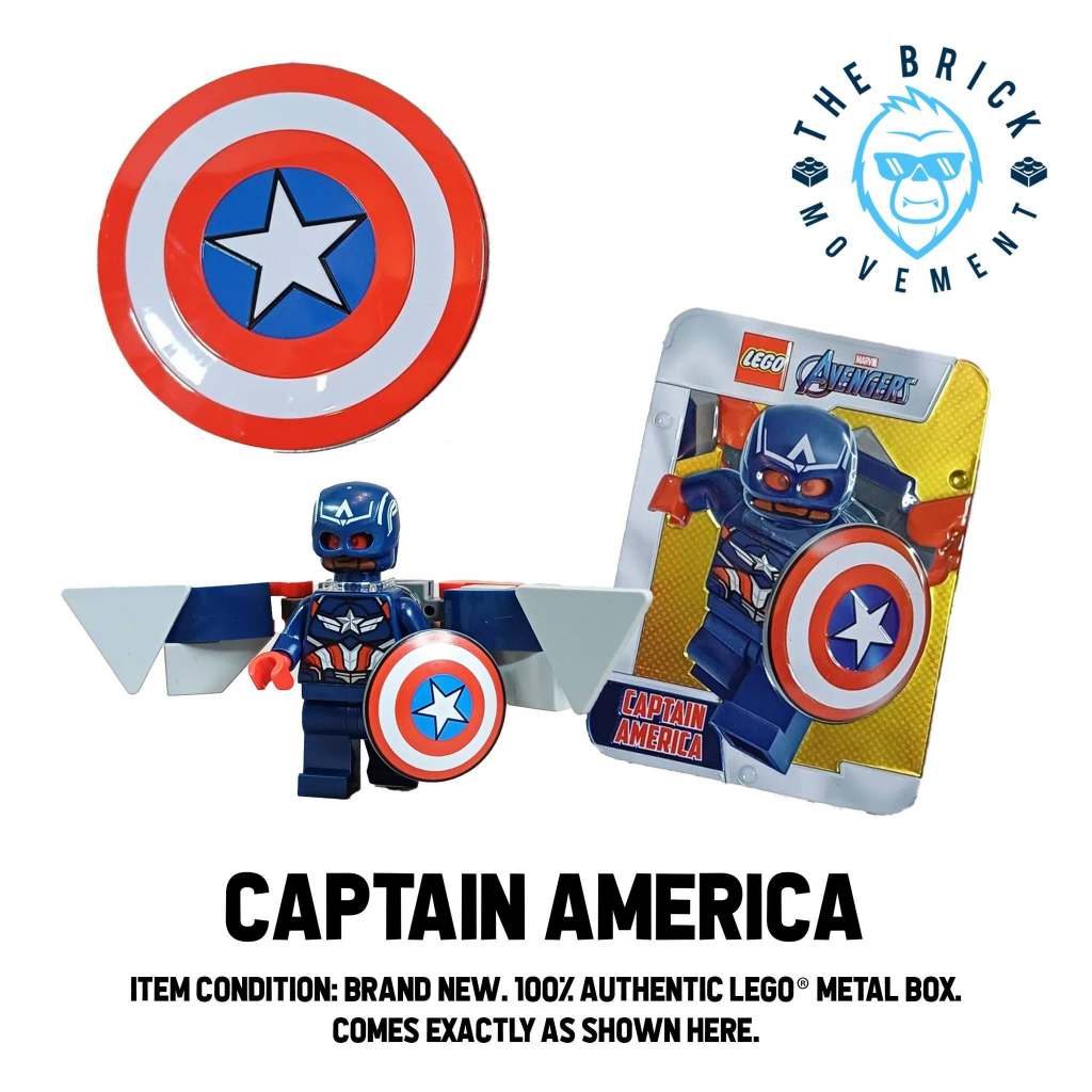 MVSUPERHEROES Captain Americal Metal Box