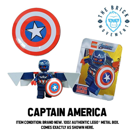 MVSUPERHEROES Captain Americal Metal Box
