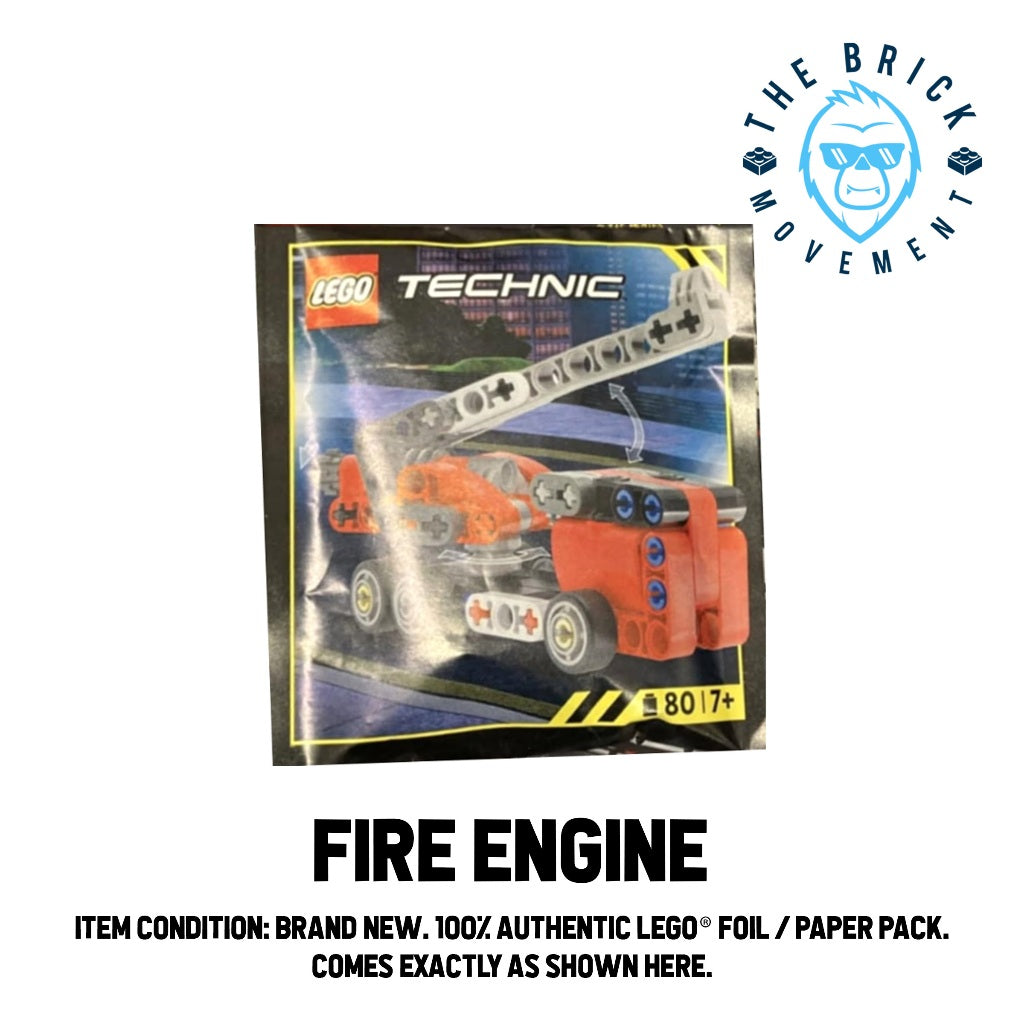 LEGO TECHNIC Fire Engine Foil / Paper Pack