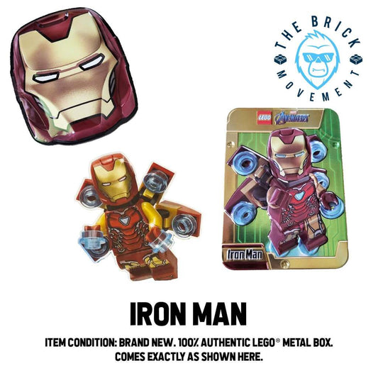 LEGO MARVEL Iron Man Metal Box