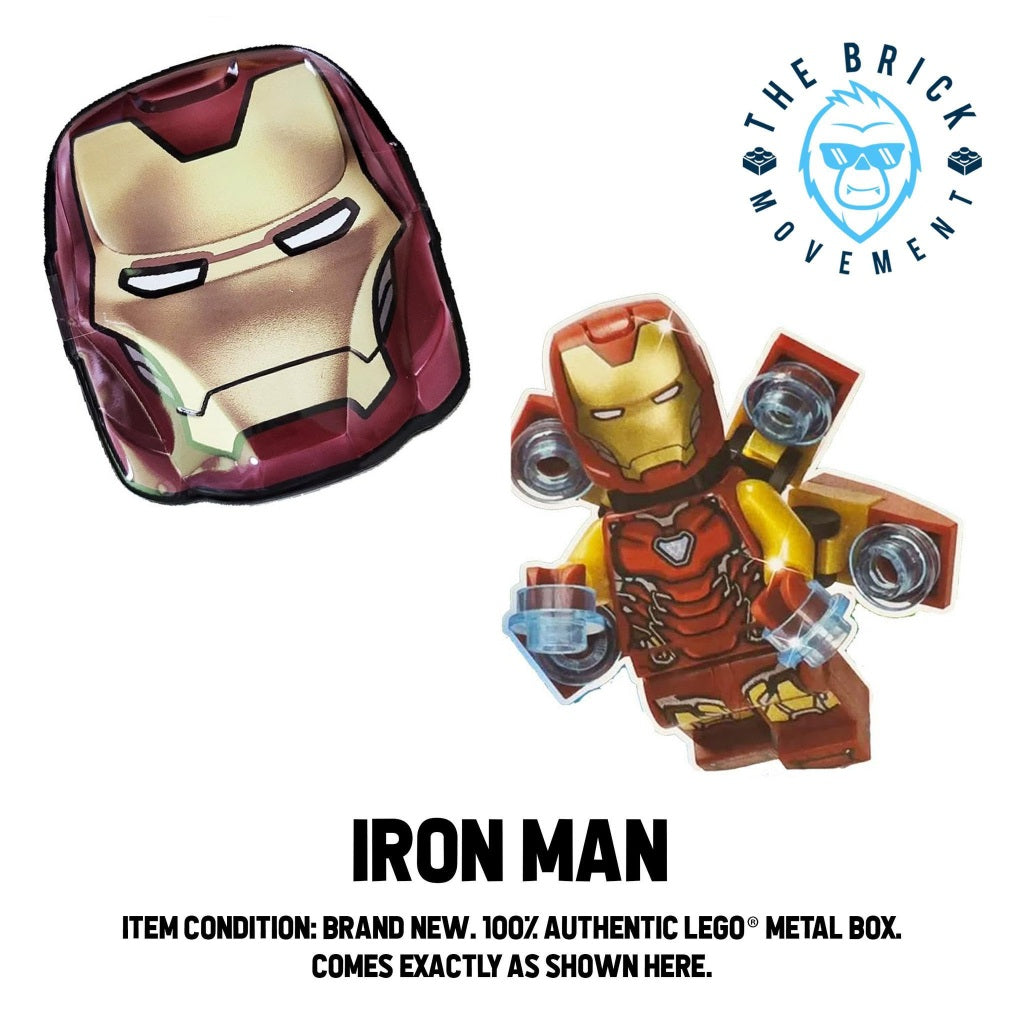 LEGO MARVEL Iron Man Metal Box