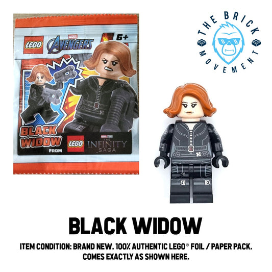 LEGO MARVEL Black Widow Foil / Paper Pack