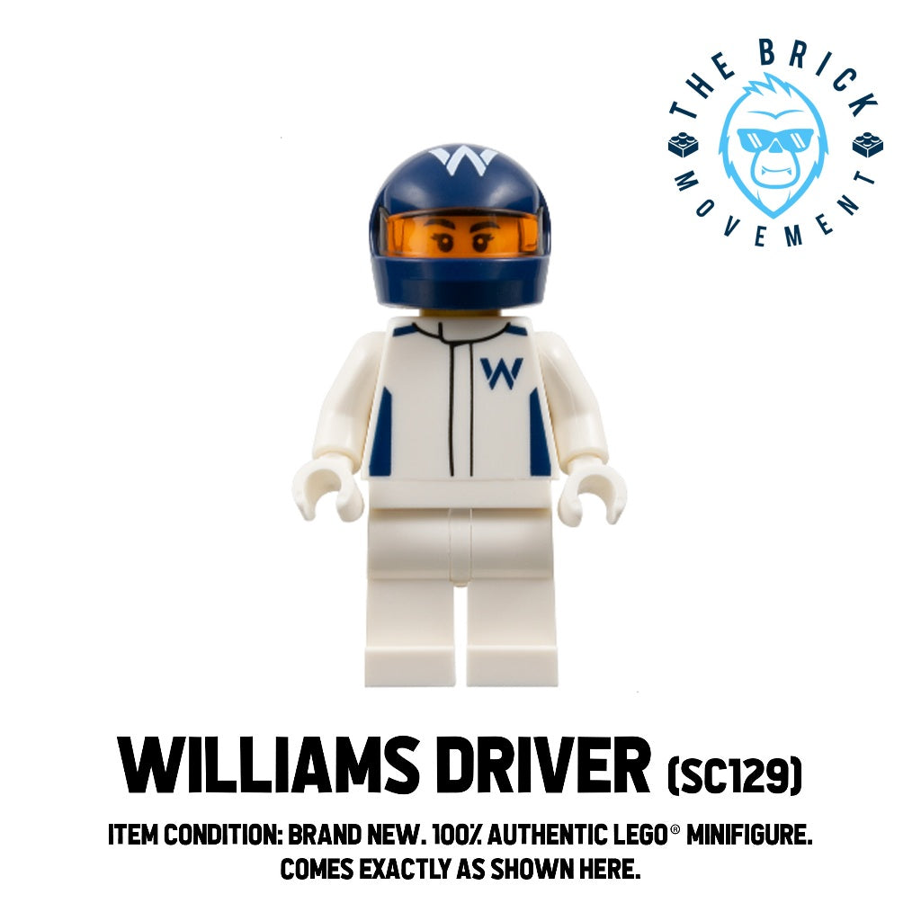 LEGO SPEED CHAMPIONS Williams Racing FW46 Driver Minifigure