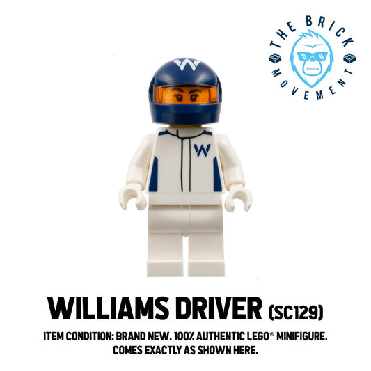 LEGO SPEED CHAMPIONS Williams Racing FW46 Driver Minifigure