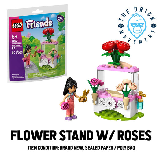 LEGO FRIENDS Flower Stand w/ Roses Polybag / Paper Bag