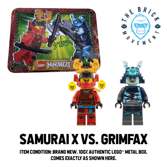 LEGO NINJAGO Samurai X vs. Grimfax Metal Box