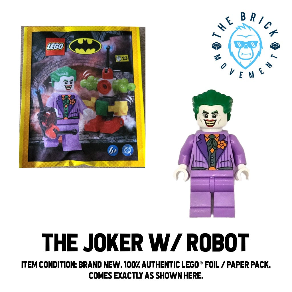 LEGO DC The Joker w/ Robot Foil / Paper Pack