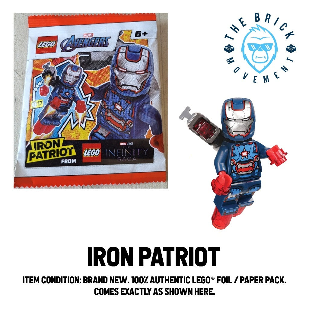 LEGO MARVEL Iron Patriot Foil / Paper Pack