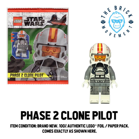 LEGO STAR WARS Phase 2 Clone Pilot Foil / Paper Pack
