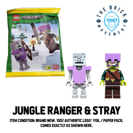 LEGO MINECRAFT Jungle Ranger & Stray Foil / Paper Pack