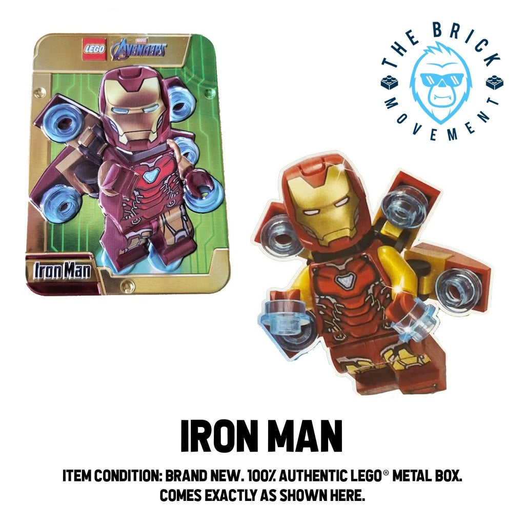 LEGO MARVEL Iron Man Metal Box
