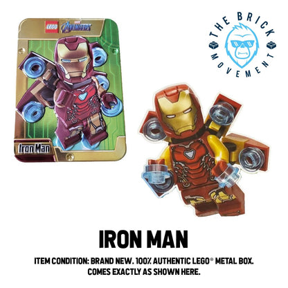 LEGO MARVEL Iron Man Metal Box