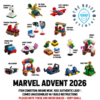 LEGO MARVEL Advent Calendar 2026 Micro Build